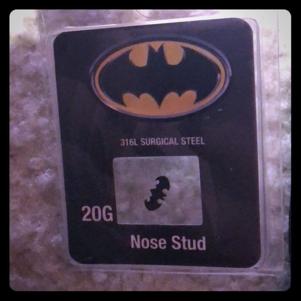 💥BATMAN - nose stud -piercing